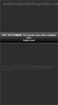 Mobile Screenshot of ontheropesboxingradio.com